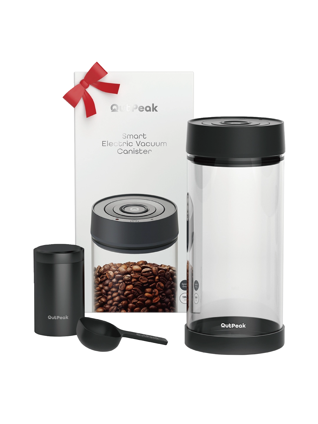 Outpeak Smart Electric Vacuum Coffee Canister High Silica Glass