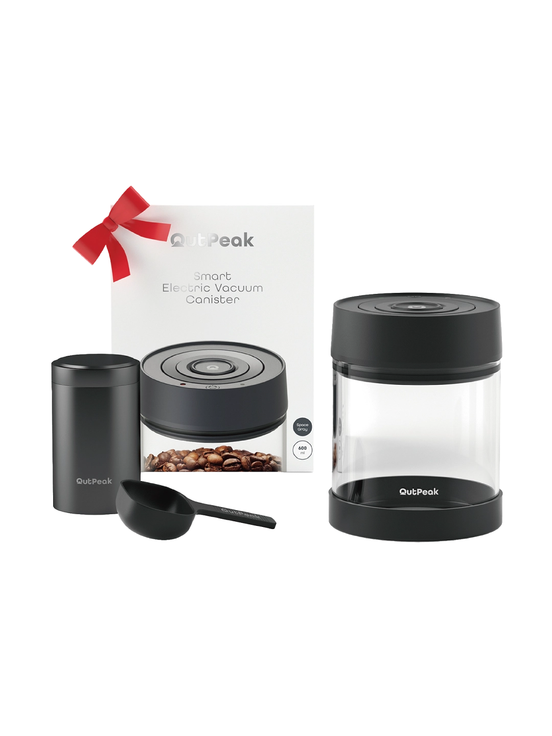 Outpeak Smart Electric Coffee Canister Space Grey